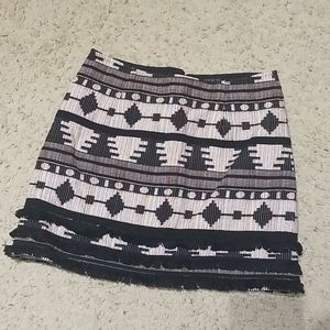 Topshop multi-colored skirt